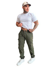 Dril Camuflado Cargo APT – Hombre - Con Resorte en la Bota