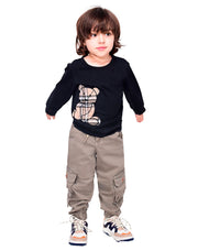 Dril Camuflado Cargo APT con Resorte – Niño