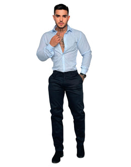 Dril Textura Galleta Licrado – Hombre