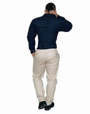 Dril Textura Galleta Licrado – Hombre