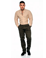 Dril Textura Galleta Licrado – Hombre