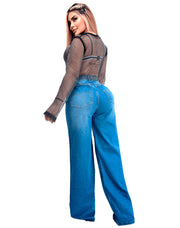 Jean Baggy Dama Brillantes Tipo lagrima – Dama