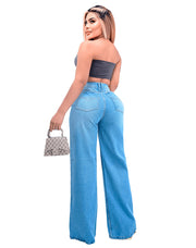 Jean Baggy Dama Brillantes Tipo Lluvia – Dama