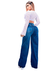 Jean Baggy Dama Brillantes Tipo lagrima – Dama