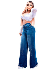 Jean Baggy Dama Brillantes Tipo lagrima – Dama