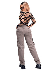 Camuflado Dama Dril Bota Recta – Dama