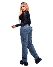 Camuflado Dama Dril Bota Recta – Dama