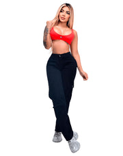 Camuflado Dama Dril Bota Recta – Dama