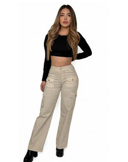 Camuflado Dama Dril Bota Ancha – Dama