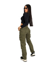 Camuflado Esencia – Dama Dril Bota Recta