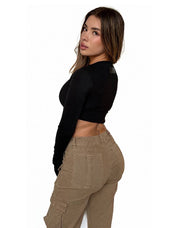 Camuflado Dama Dril Bota Ancha – Dama