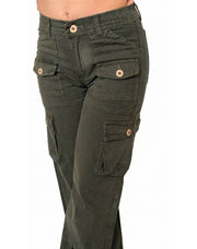 Camuflado Dama Dril Bota Ancha – Dama