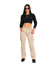 Camuflado Esencia – Dama Dril Bota Recta