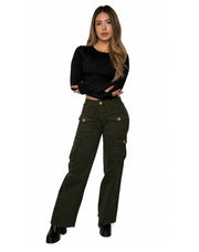 Camuflado Dama Dril Bota Ancha – Dama