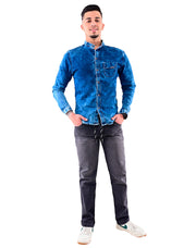 Jean Licrado Hombre – Tipo Jogger (con cordón)