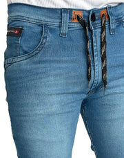 Jean Licrado Hombre – Tipo Jogger (con cordón)