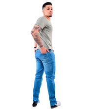 Jean Licrado Hombre – Corte Clásico (sin cordón)